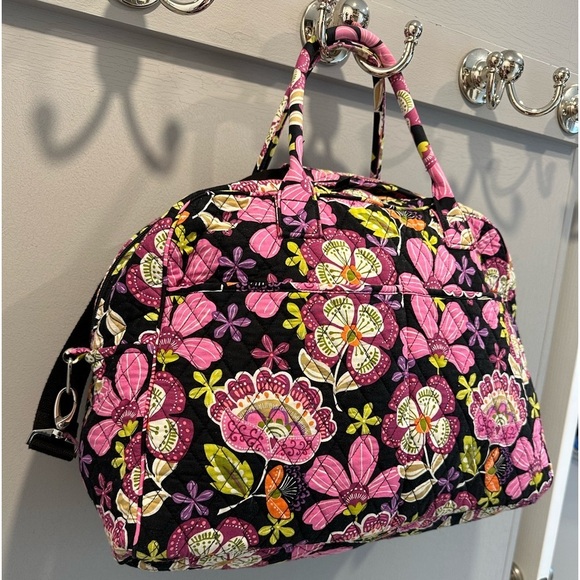 Vera Bradley Pirouette Pink Travel Bag and Pill Case - Picture 8 of 14